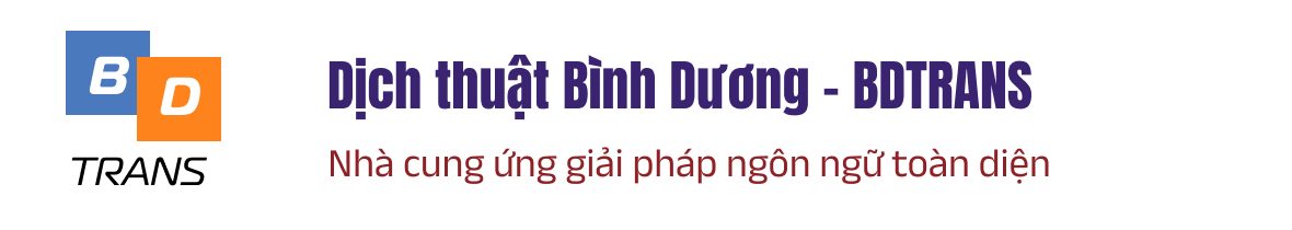 Dịch thuật Bình Dương - BDTRANS